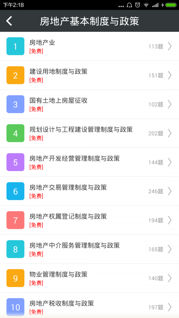 房地产估价师总题库截图3