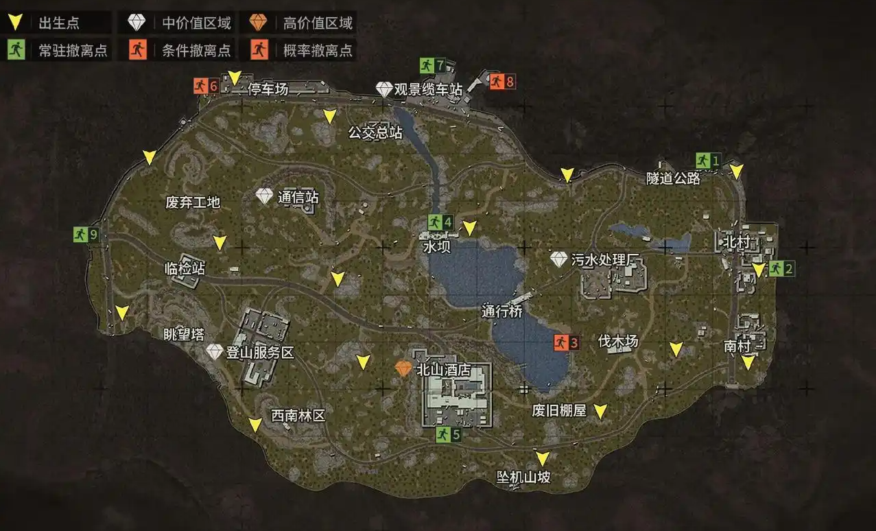暗区突围北山地图怎么打