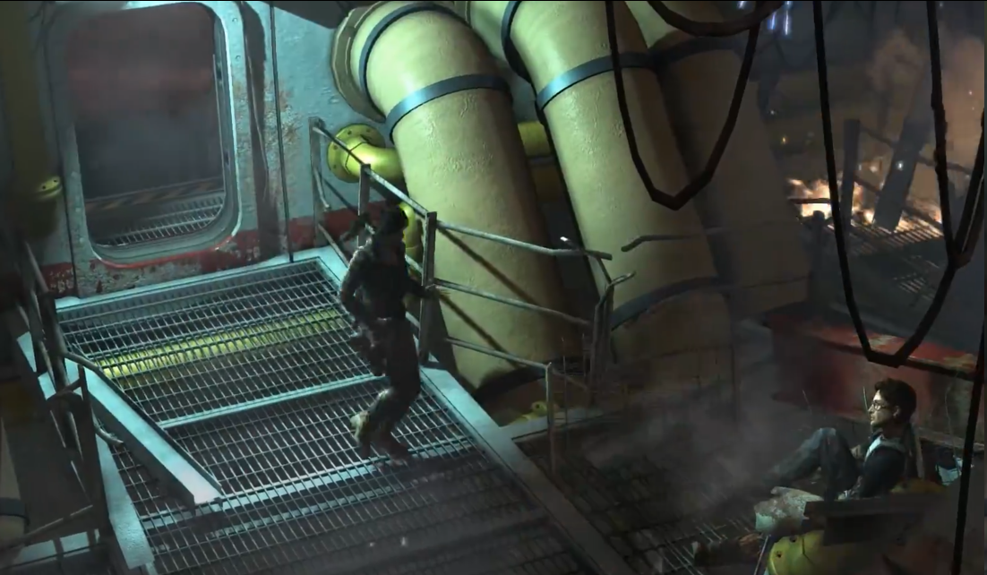 古墓丽影9救艾利克斯怎么爬管子