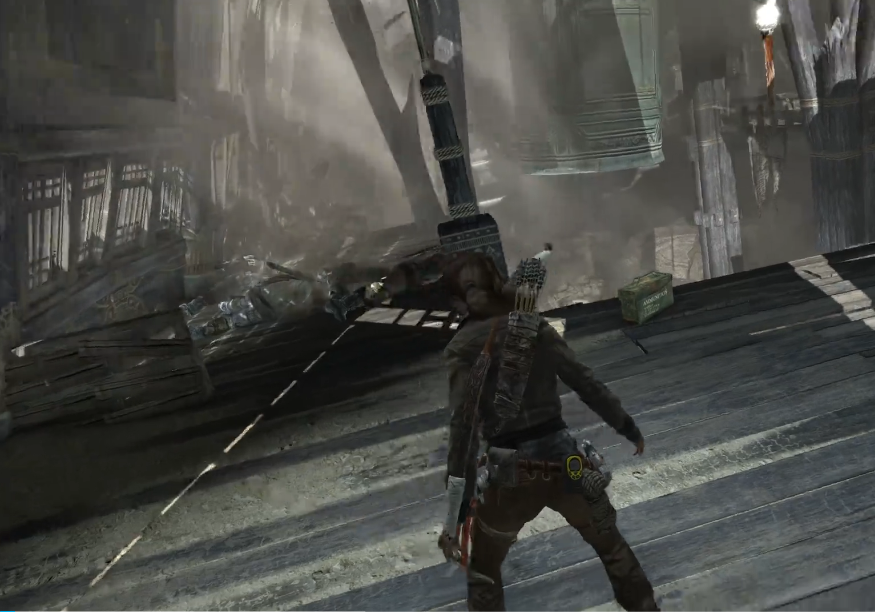 古墓丽影敲钟怎么过