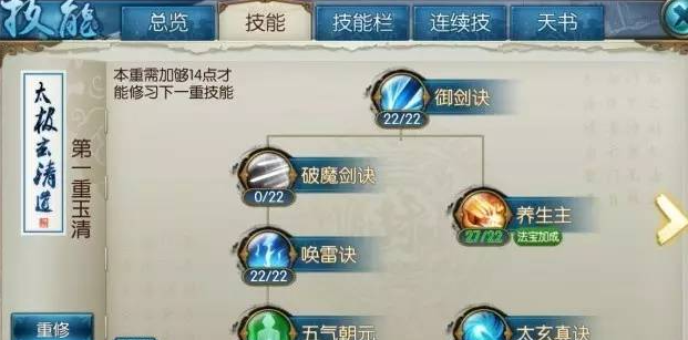 诛仙手游神剑流技能怎么加点及天书