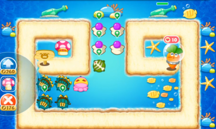 保卫萝卜深海模式第10关怎么过