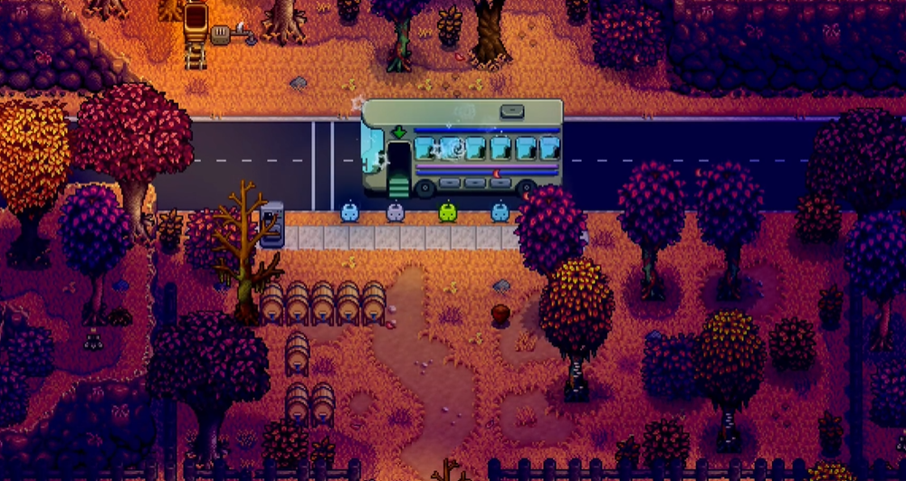 星露谷物语怎么解锁大巴车