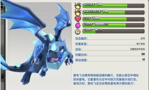 部落冲突雷龙用什么法术