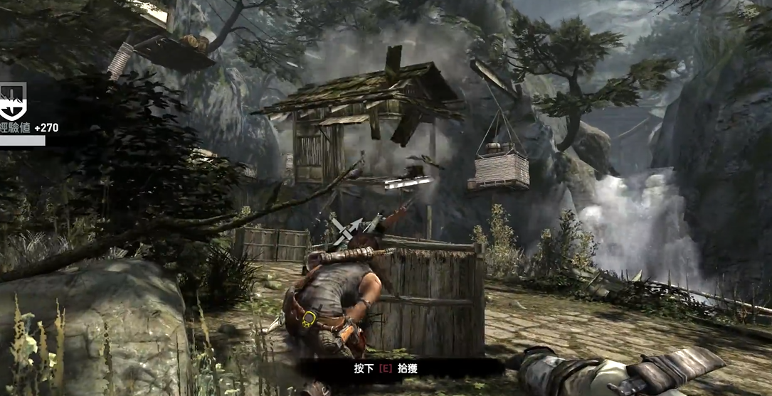 古墓丽影崛起绳索柱怎么用